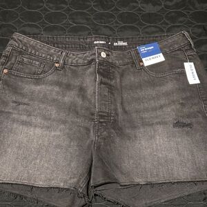 Old Navy Charcoal Denim Shorts